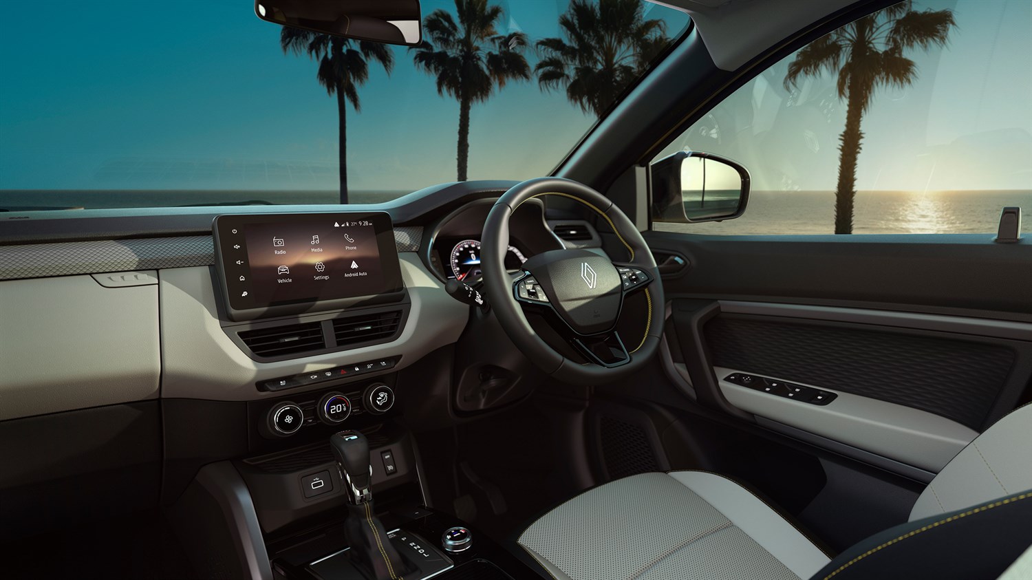 uma experiência de condução enriquecida por tecnologia avançada - Renault Kiger