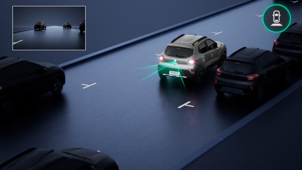 câmara de estacionamento traseira - Renault Kwid